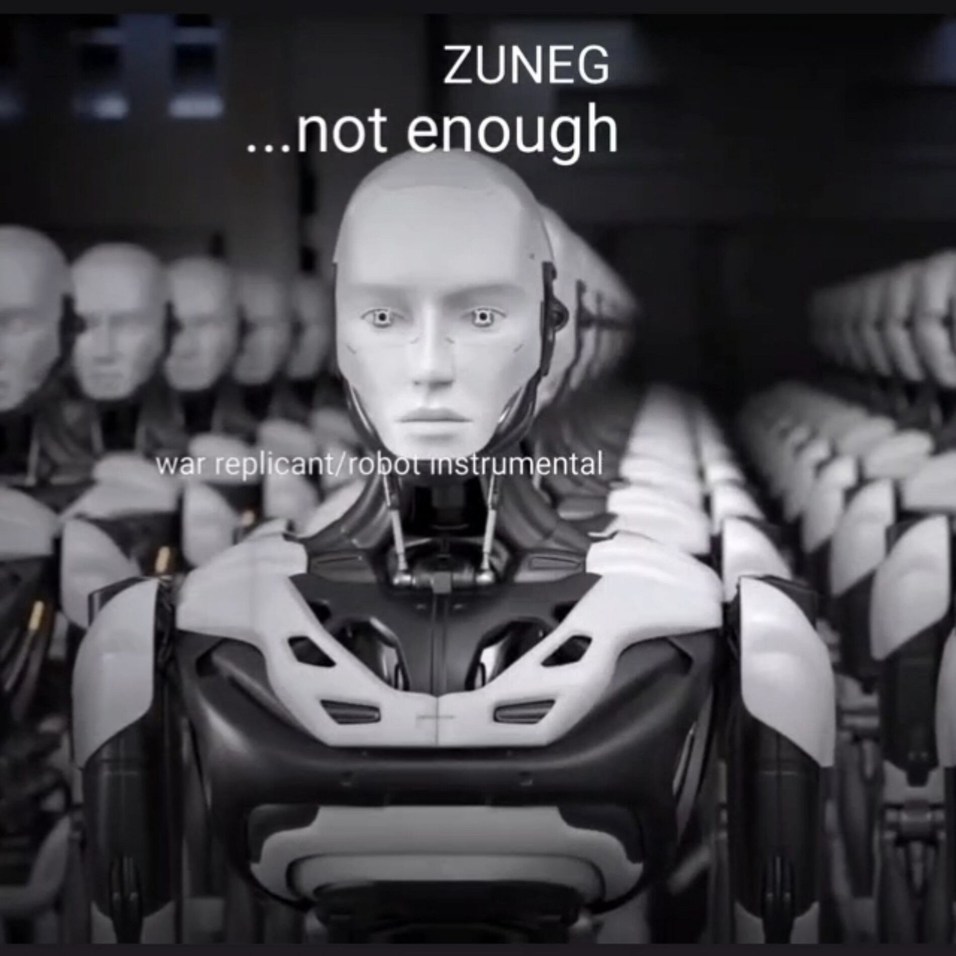 Album cover of ...not enough (war replicant/robot instrumental)