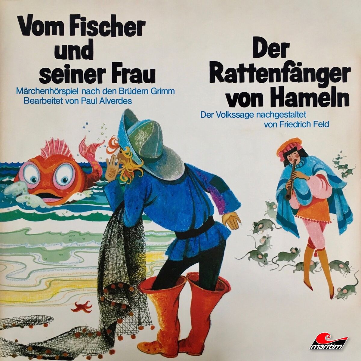 Album cover of Vom Fischer und seiner Frau / Der Rattenfänger von Hameln