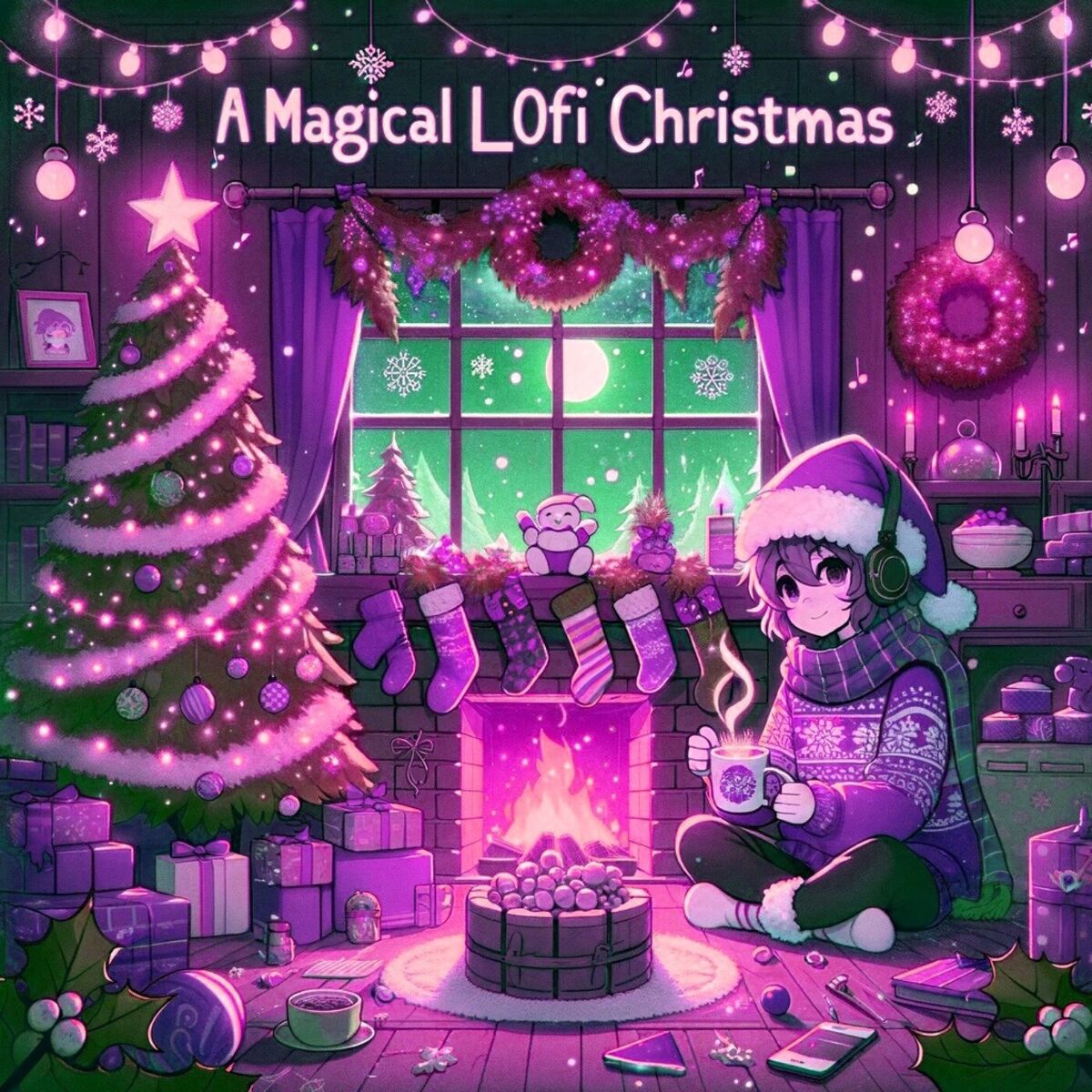 Album cover of A Magical LOFI Christmas (Slowed and Reverb)
