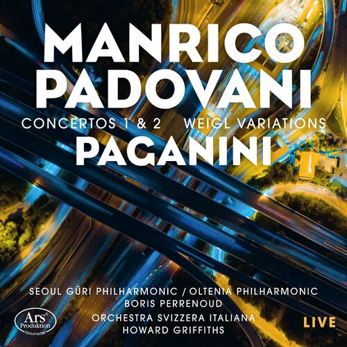 Manrico Padovani Paganini Violin Concertos Nos Sonata Con