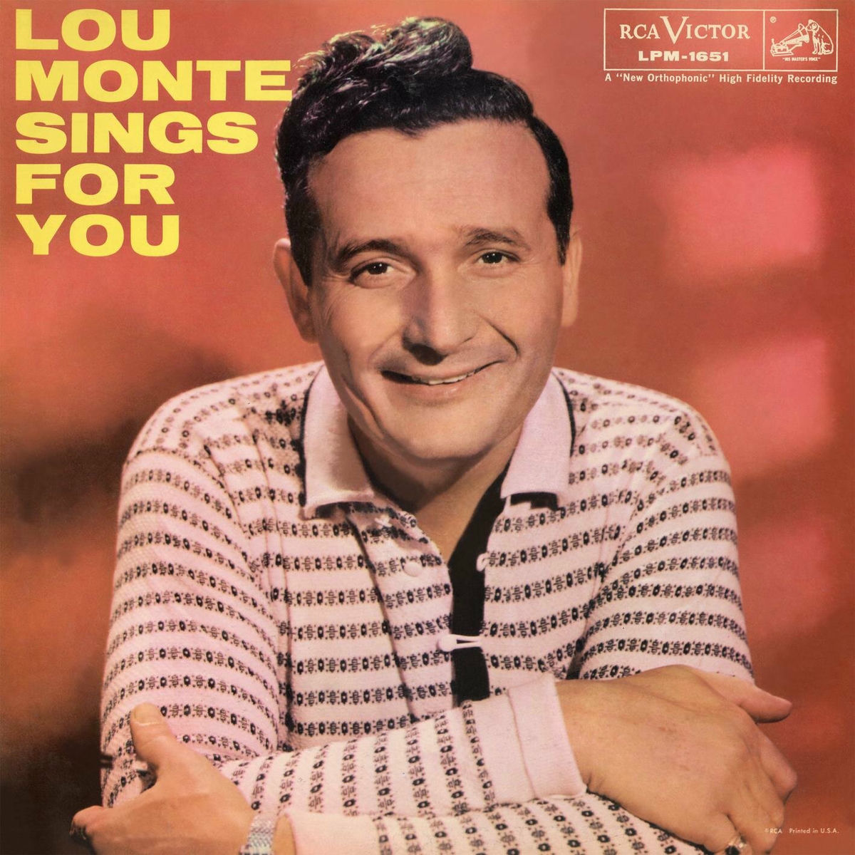 Album cover of Lou Monte Sings For You