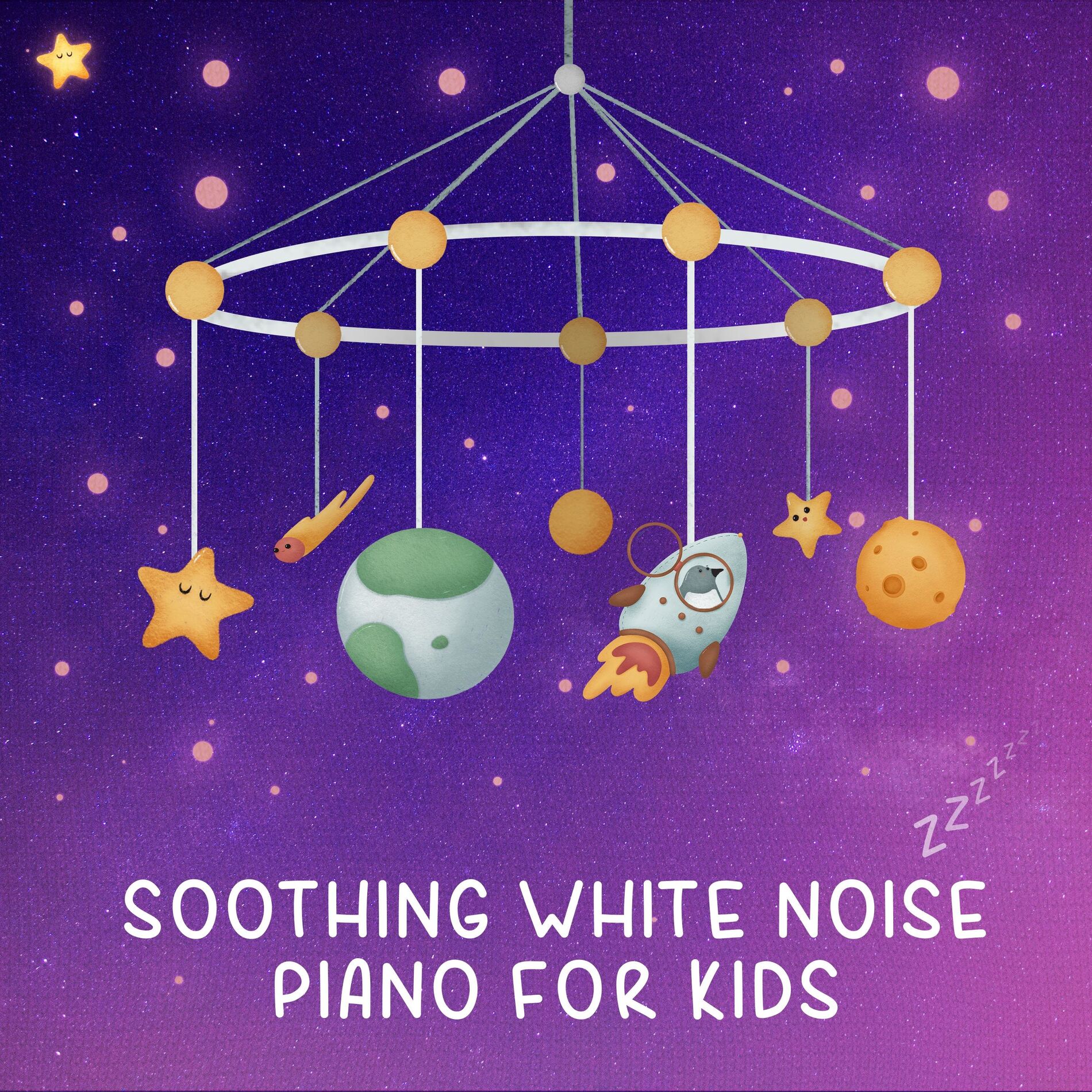 Album cover of Soothing White Noise Piano For Kids