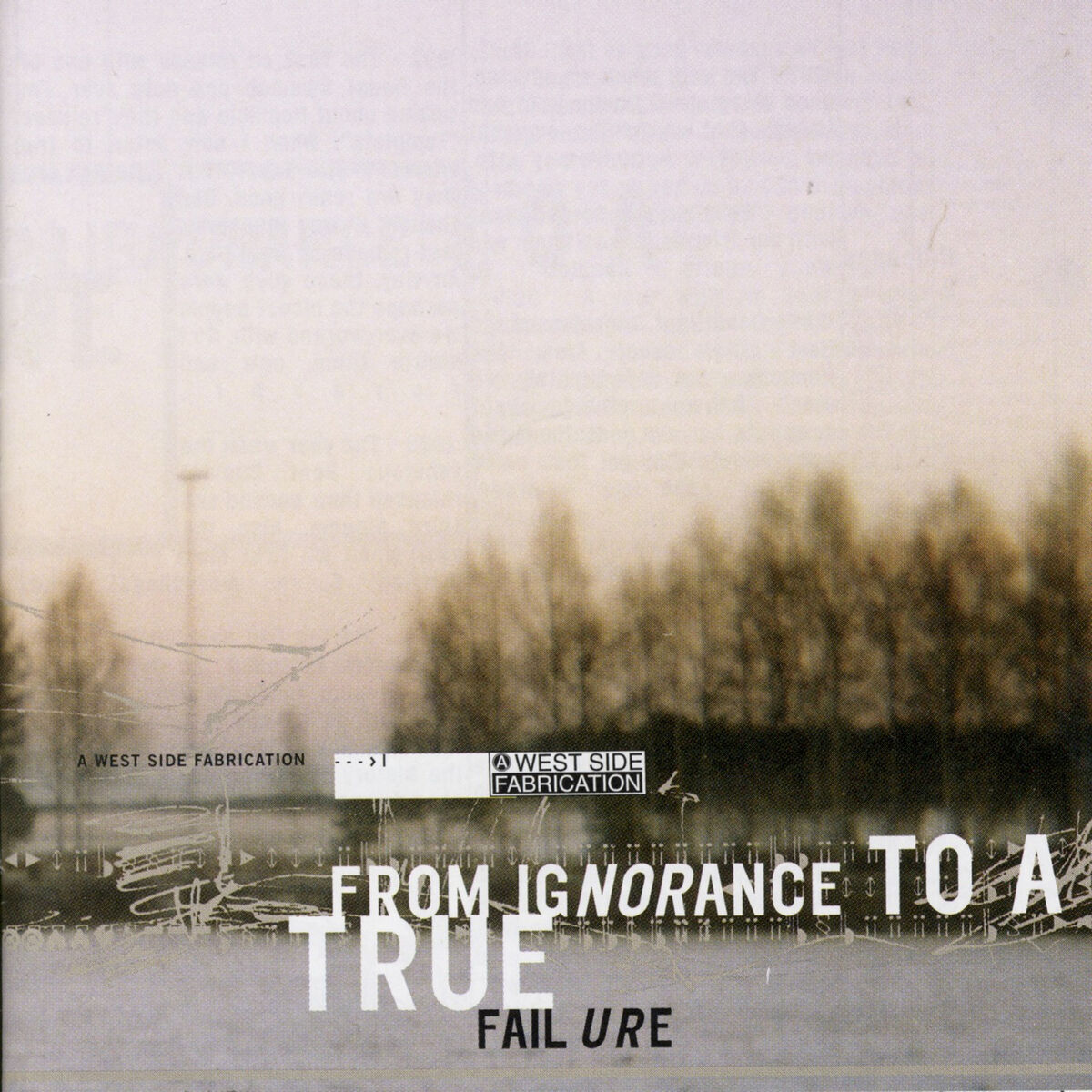Album cover of From Ignorance to a True Failure