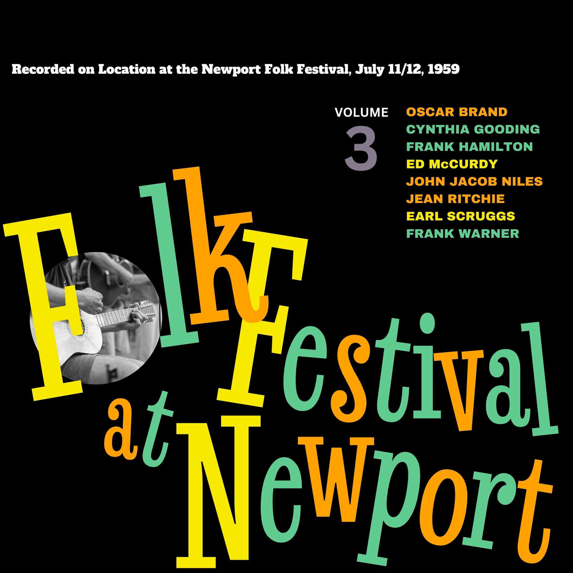 Album cover of Folk Festival at Newport, Vol. 3