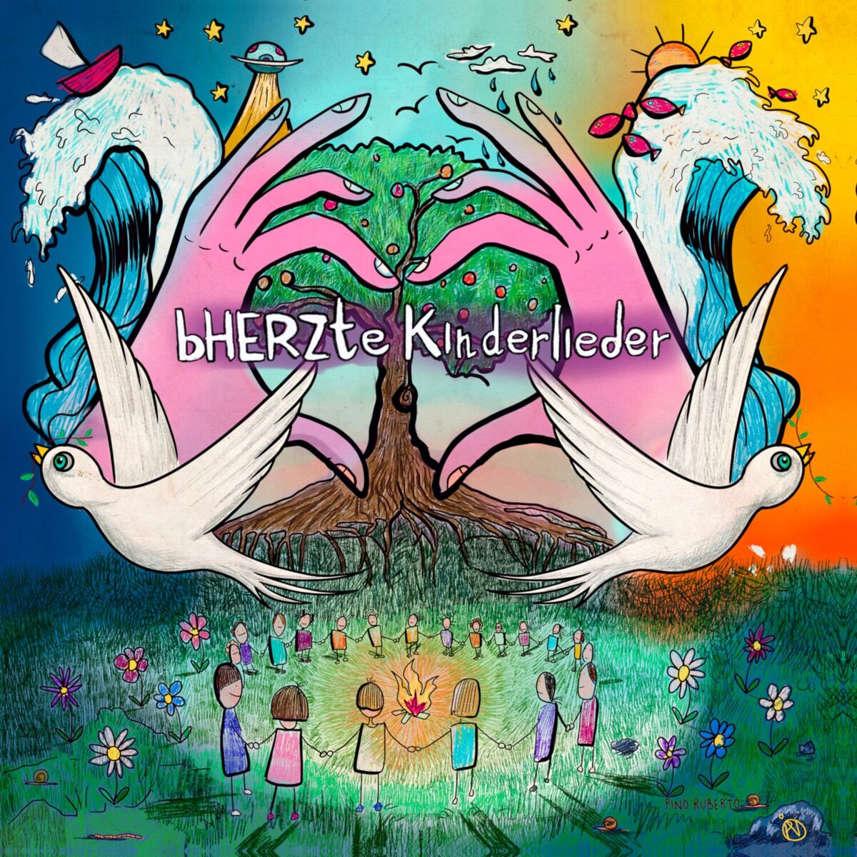 Album cover of bHERZte Kinderlieder