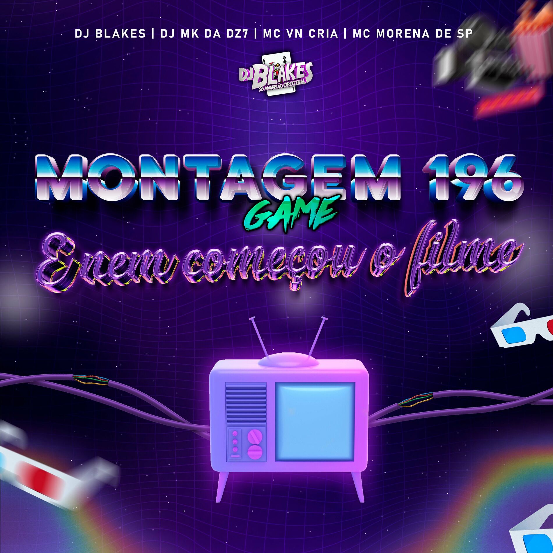 Album cover of Montagem Game 196 e Nem Começou o Filme (feat. MC Morena de SP)