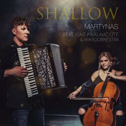 Cover of Shallow (feat. Ignė Pikalavičiūtė & Mikroorkéstra) [Symphonic Rendition]