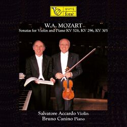 Cover of Mozart: Sonatas for Violin and Piano KV 526, 296, 305