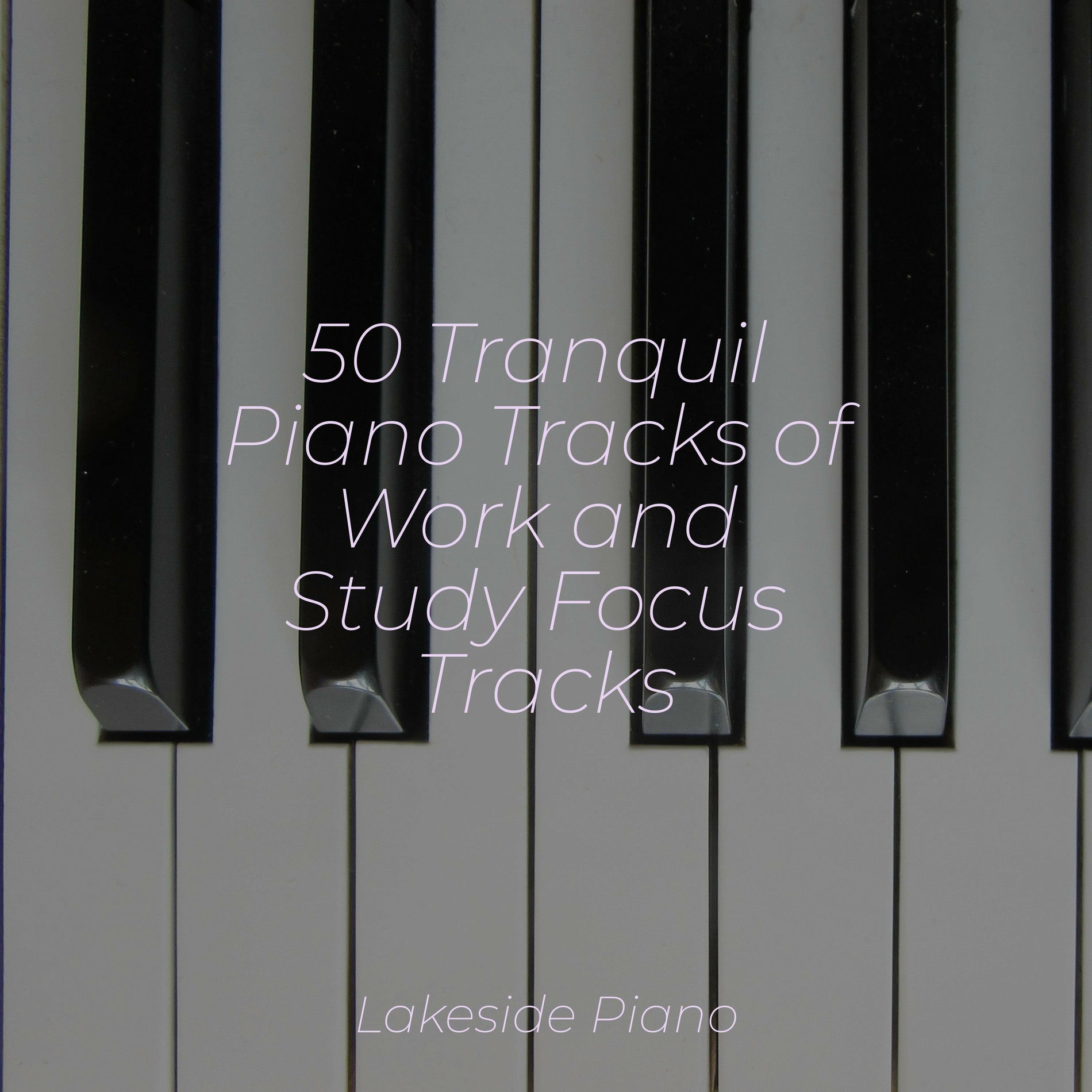 Album cover of 50 Tranquil Piano Tracks of Work and Study Focus Tracks