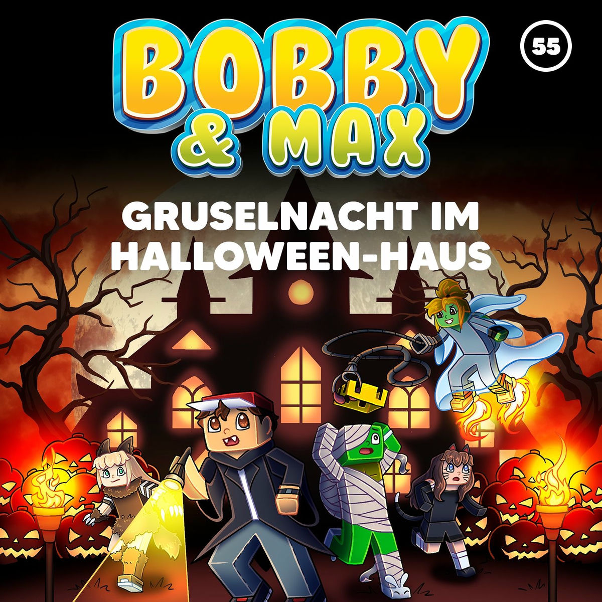 Album cover of Folge 55: Gruselnacht im Halloween-Haus