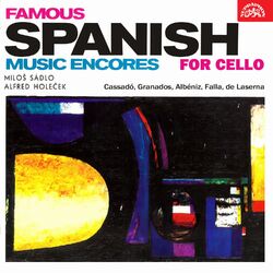 Cover of Famous Spanish Music Encores for Cello