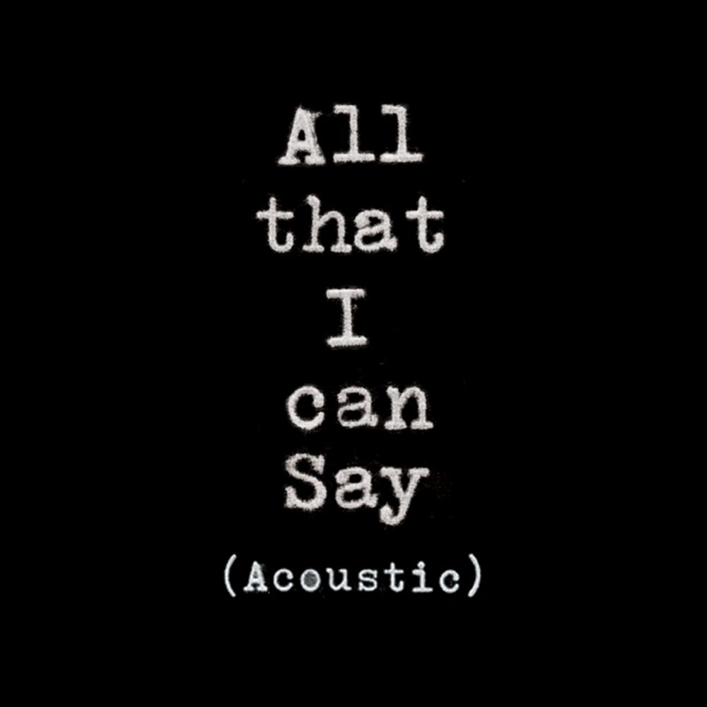 Picture of All That I Can Say
