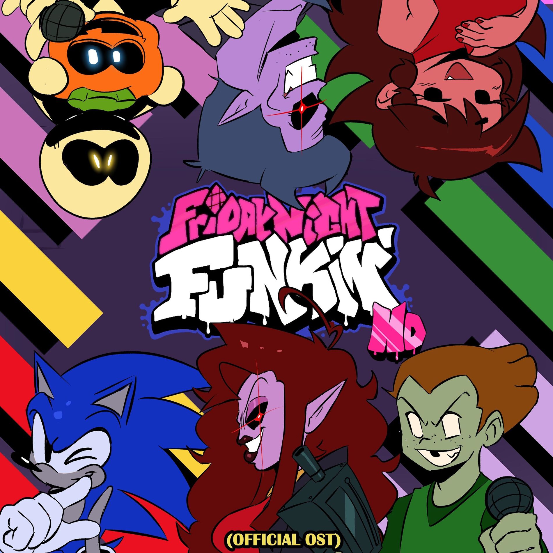 Album cover of Friday Night Funkin' HD (OFFICIAL MOD SOUNDTRACK) Vol 1.
