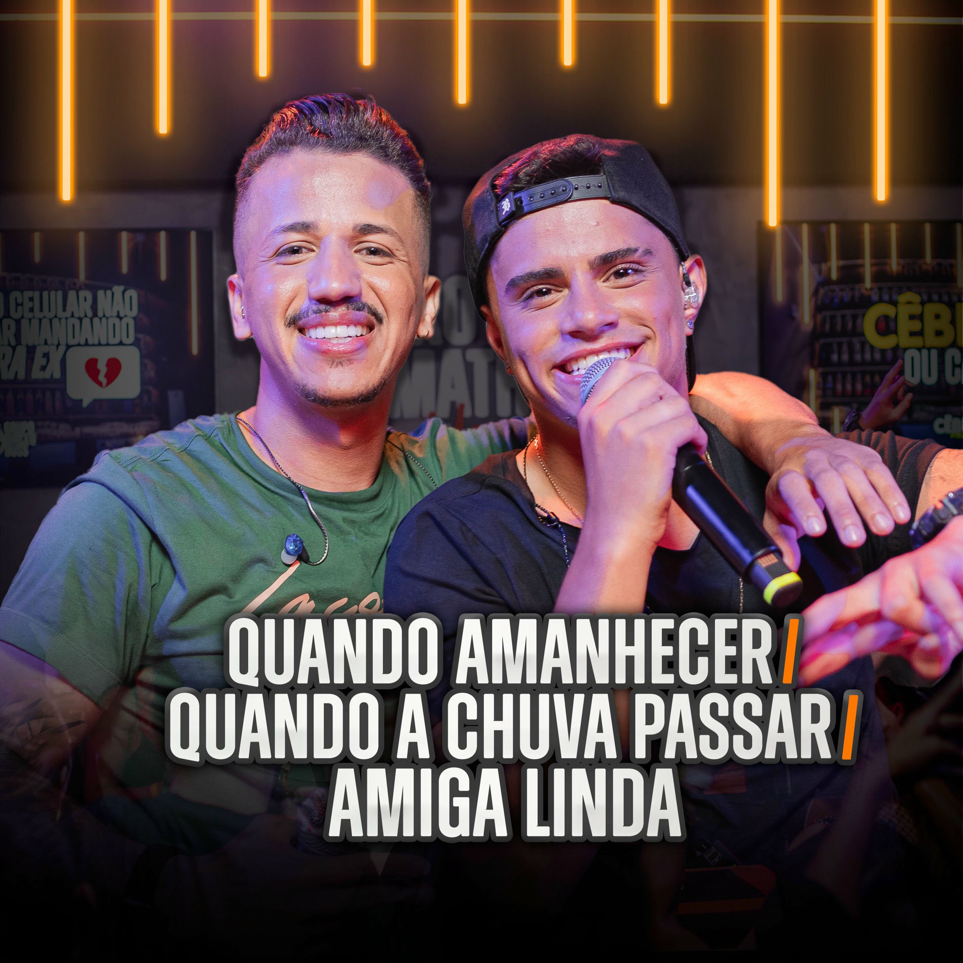 Album cover of Quando Amanhecer / Quando a Chuva Passar / Amiga Linda (Ao Vivo)