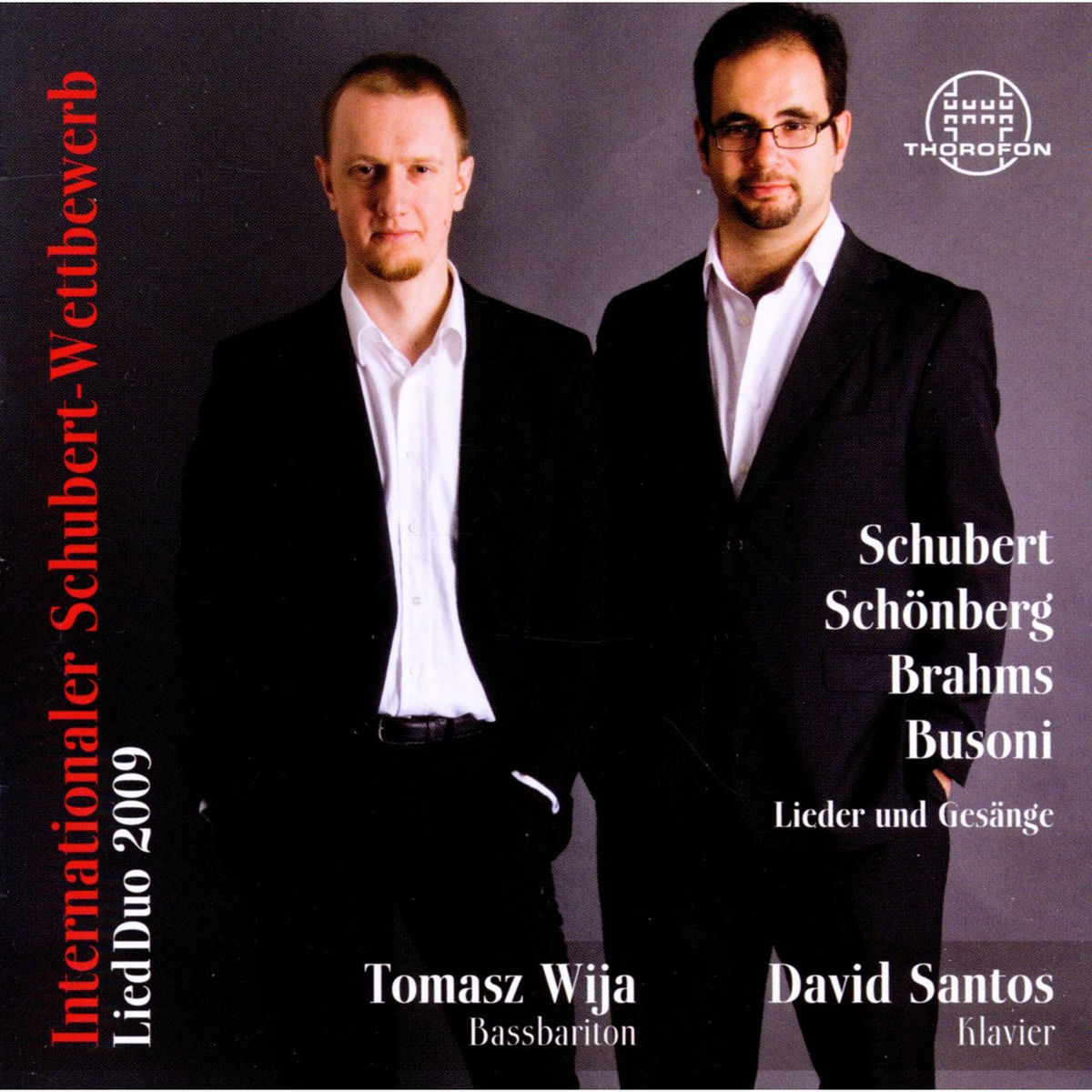 Album cover of Internationaler Schubert-Wettbewerb LiedDuo 2009