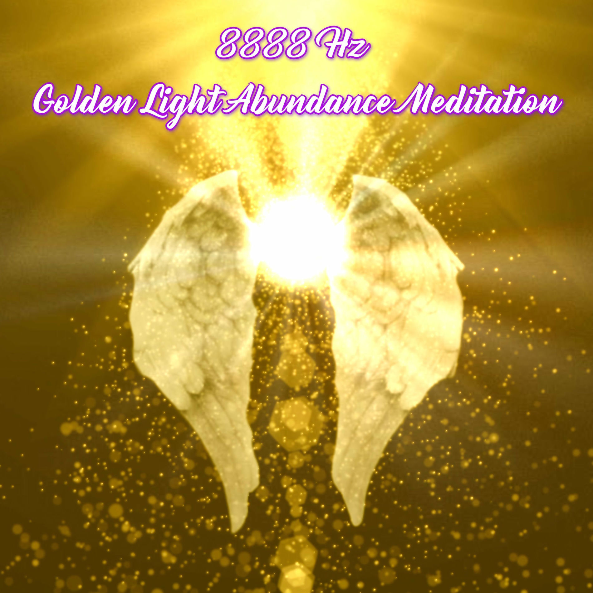 Album cover of 8888Hz Golden Light Abundance Meditation