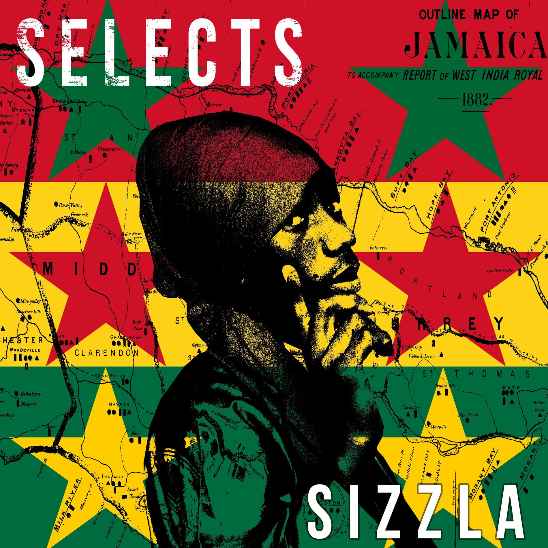 Album cover of Sizzla Selects Reggae