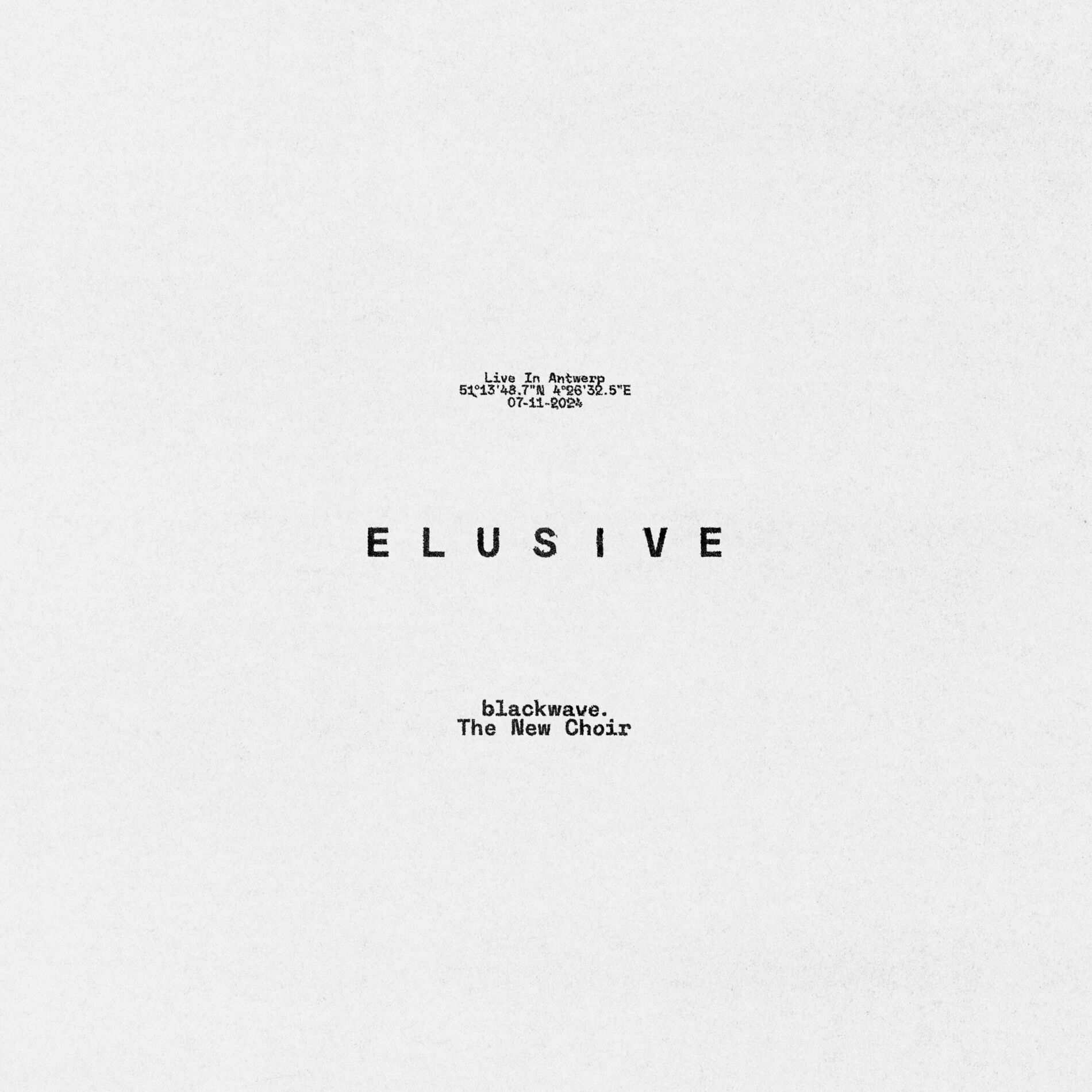 Album cover of Elusive (Live with The New Choir)