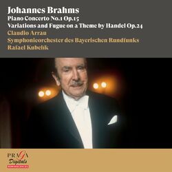 Cover of Johannes Brahms: Piano Concerto No. 1, Handel Variations
