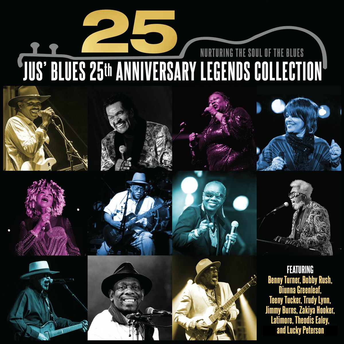Album cover of Jus' Blues 25th Anniversary Legends Collection