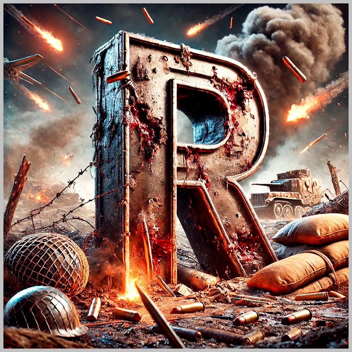 Album cover of El R (Version Extra Belica) plata02