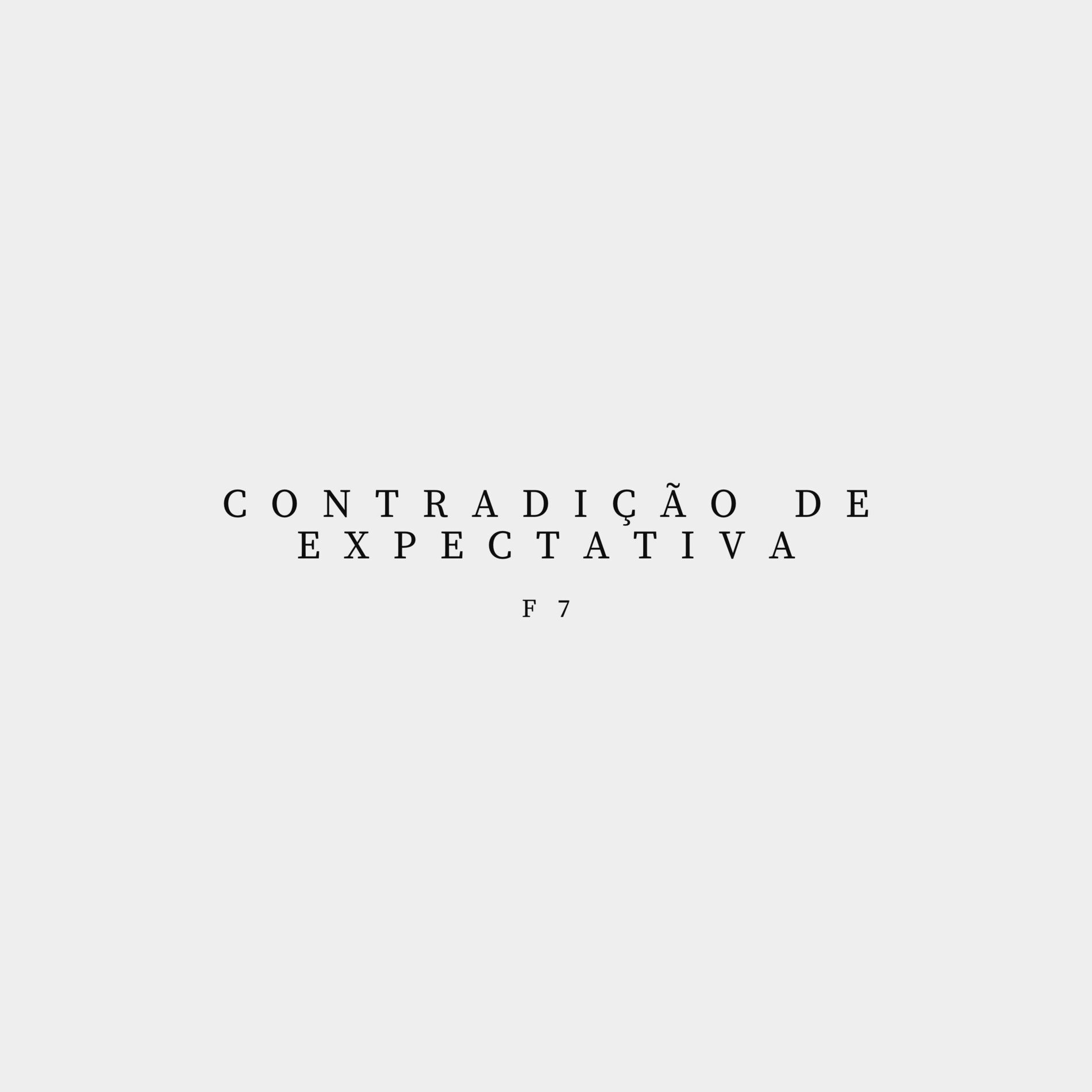 Album cover of Contradição de Expectativa
