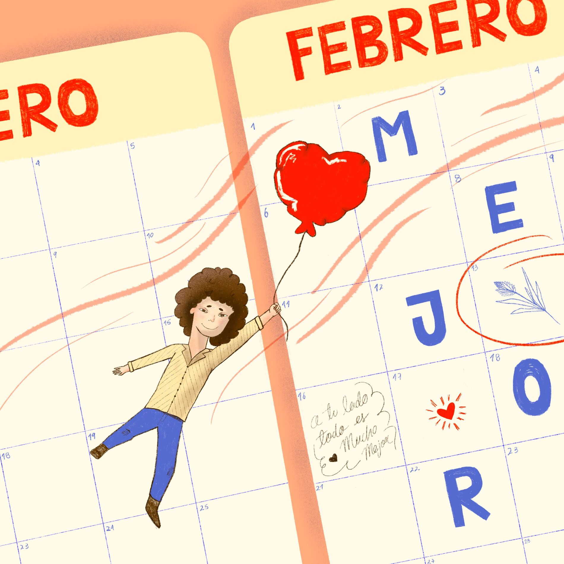 Album cover of Febrero Mejor (y es que a tu lado todo es mucho mejor)