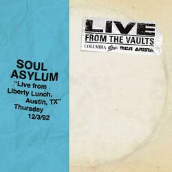 Cover of Live from Liberty Lunch, Austin, TX, December 3, 1992