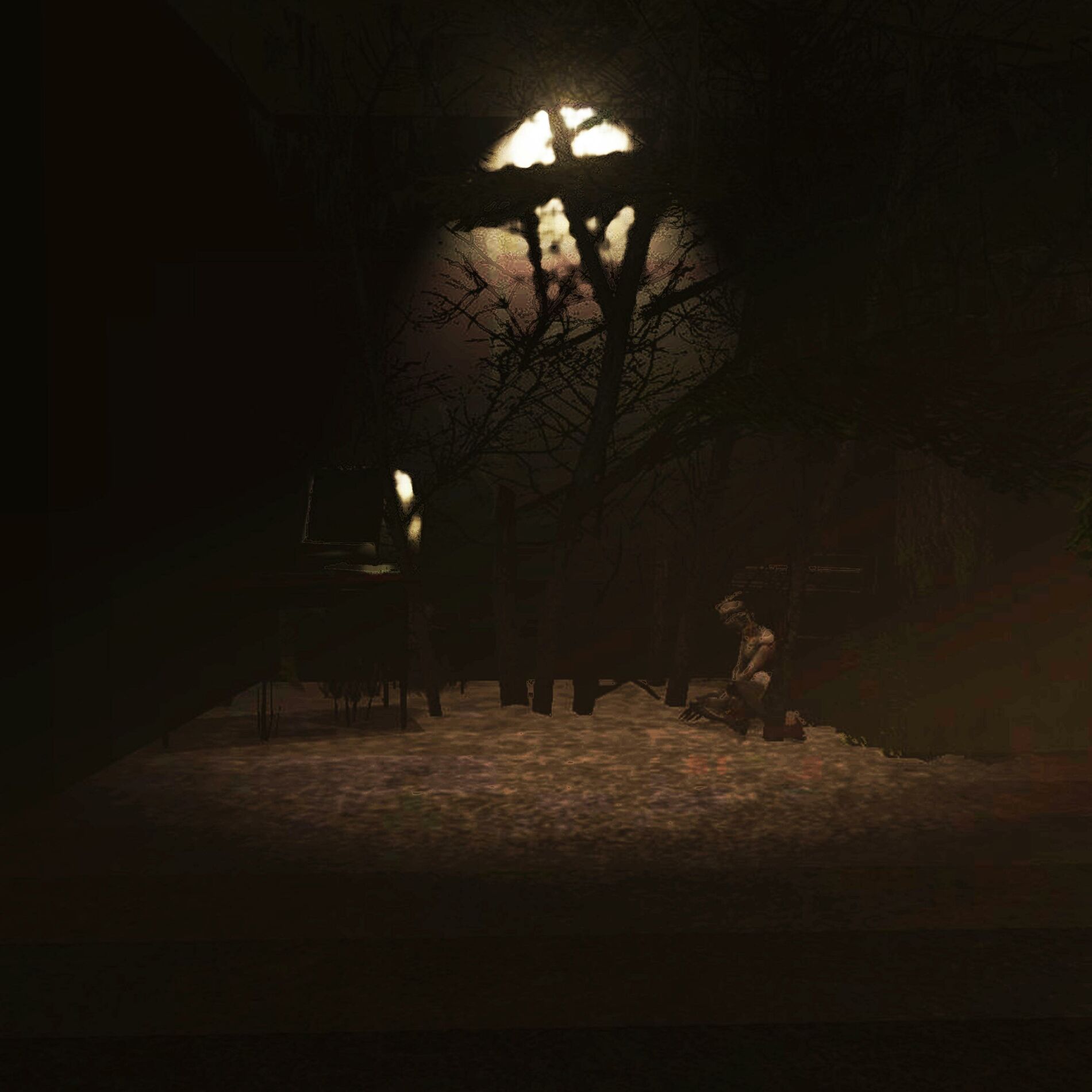 Album cover of scary games with the lights off