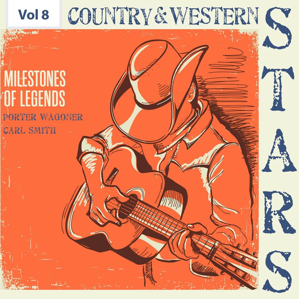 Album cover of Milestones of Legends - Country & Western Stars, Vol. 8
