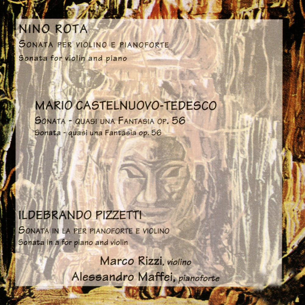 Picture of Rota: Sonata per violino e pianoforte - Castelnuovo-Tedesco: Sonata - quasi una Fantasia, Op. 56 - Pizzetti: Sonata in la per pian
