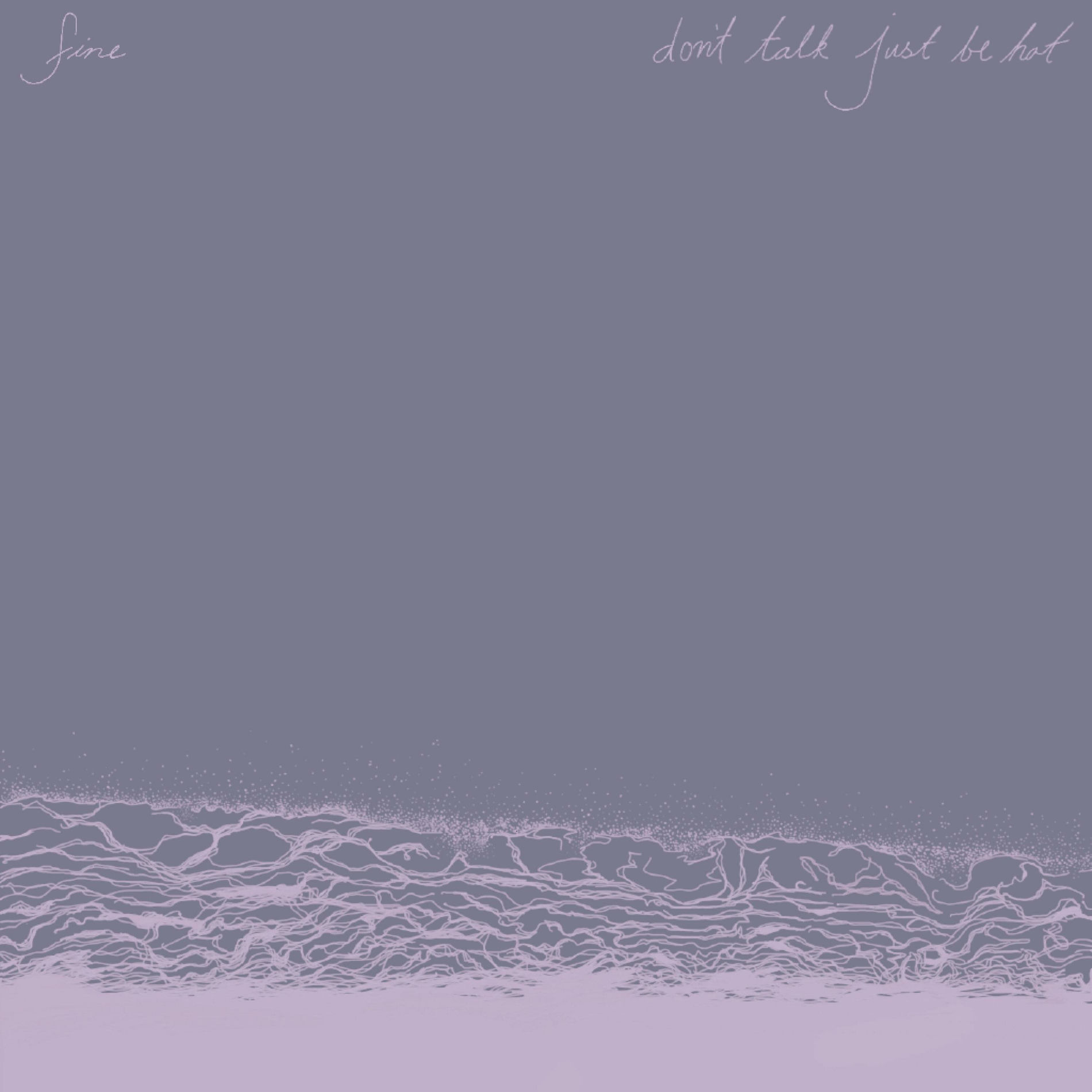 Album cover of don't talk just be hot