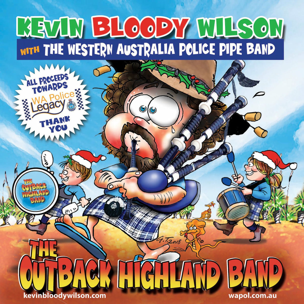 Album cover of The Outback Highland Band