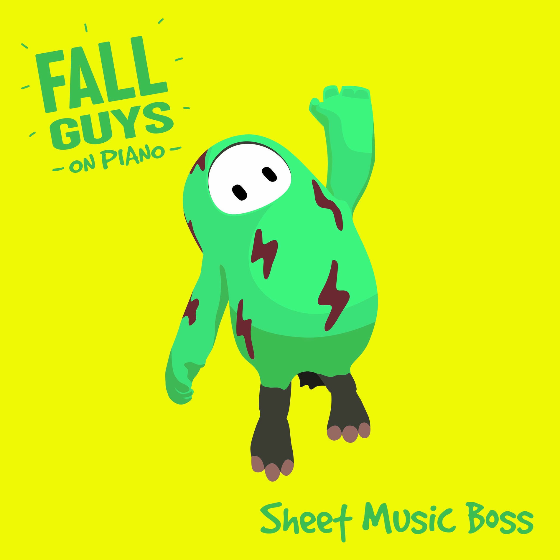 Album cover of Fall Guys on Piano