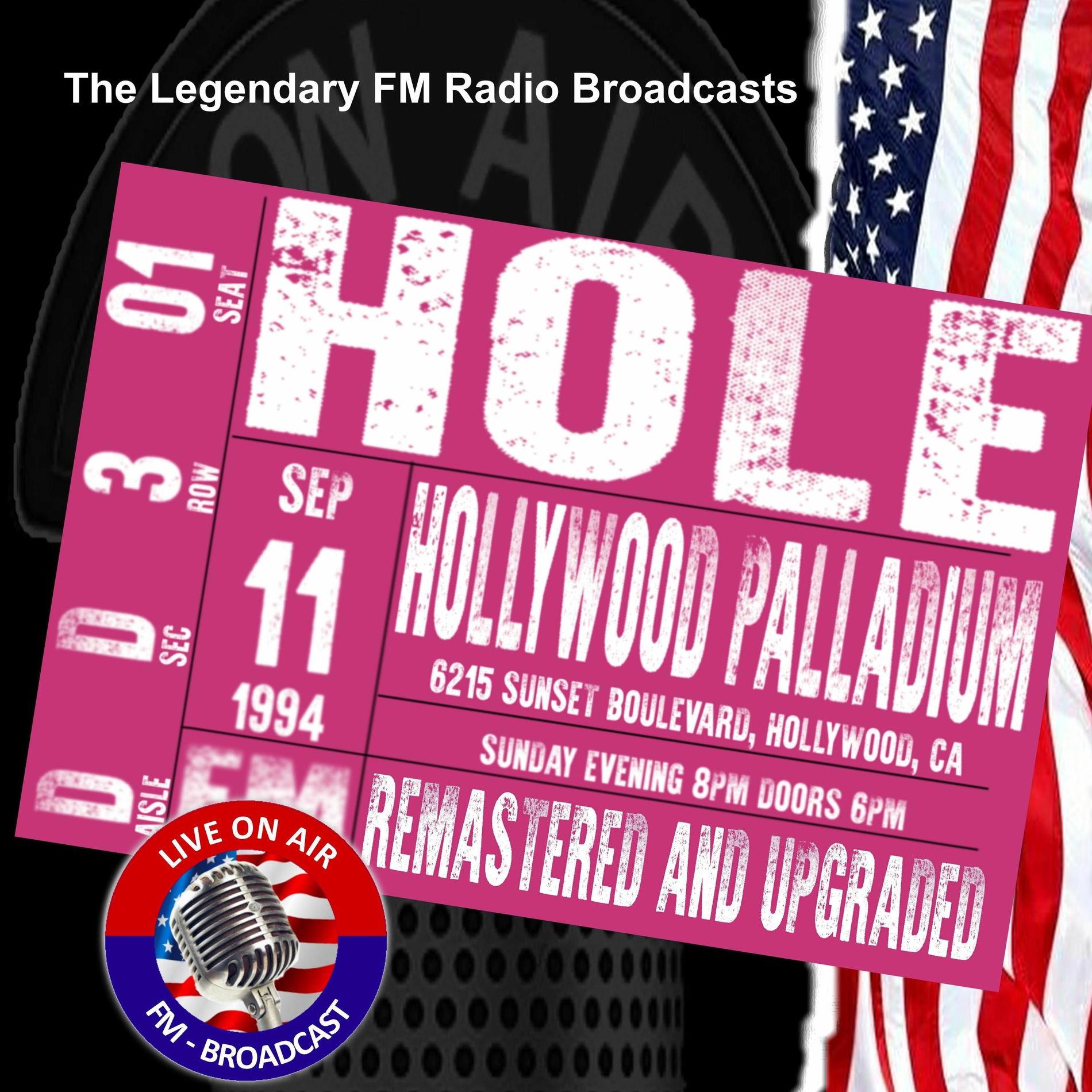 Album cover of Legendary FM Broadcasts - Hollywood Palladium 6215 Sunset Boulvevard Hollywood CA 11th September 1994 (Live 1994 Broadcast Remastered)
