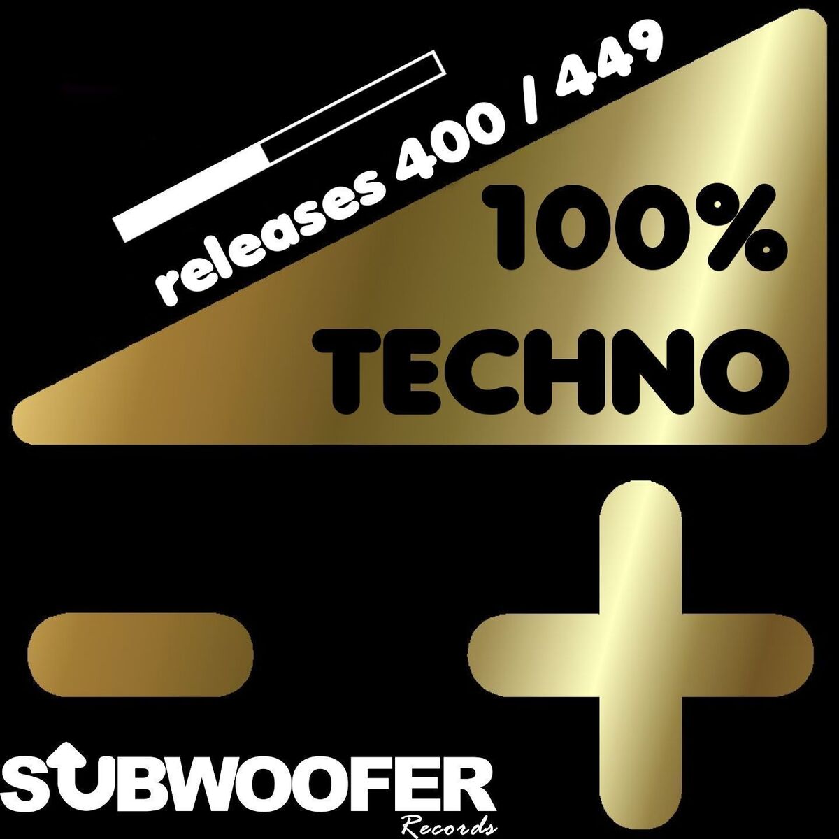 Album cover of 100% Techno Subwoofer Records, Vol. 9 (Releases 400 / 449)