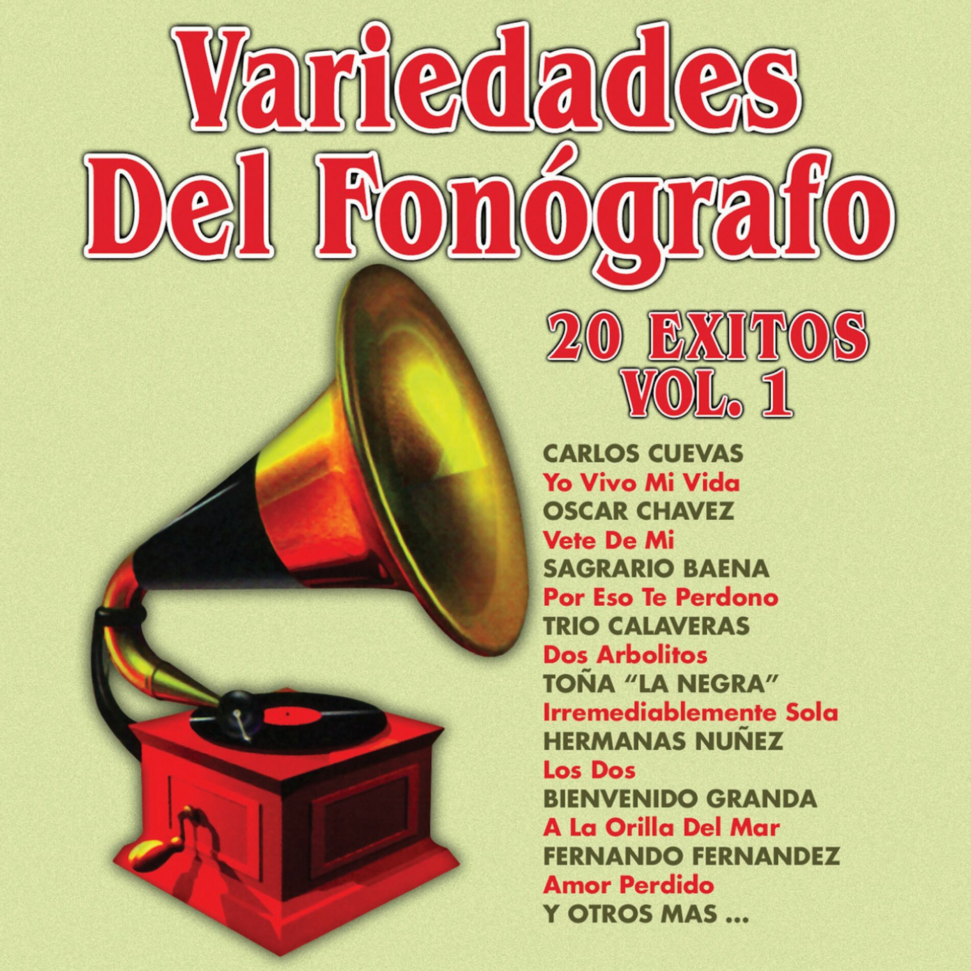 Album cover of Variedades del Fonógrafo Vol. 1