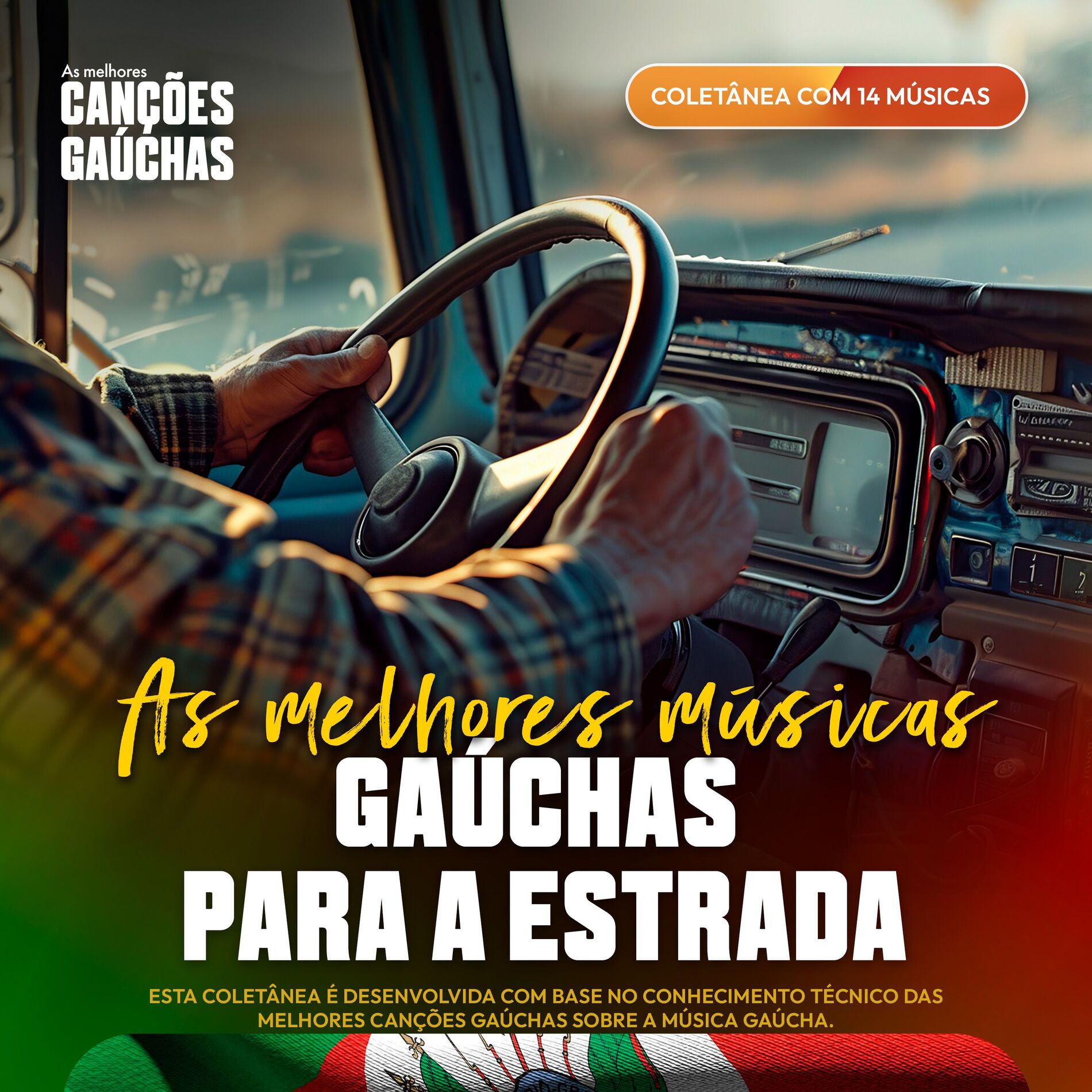 Album cover of AS MELHORES MÚSICAS GAÚCHAS PARA A ESTRADA