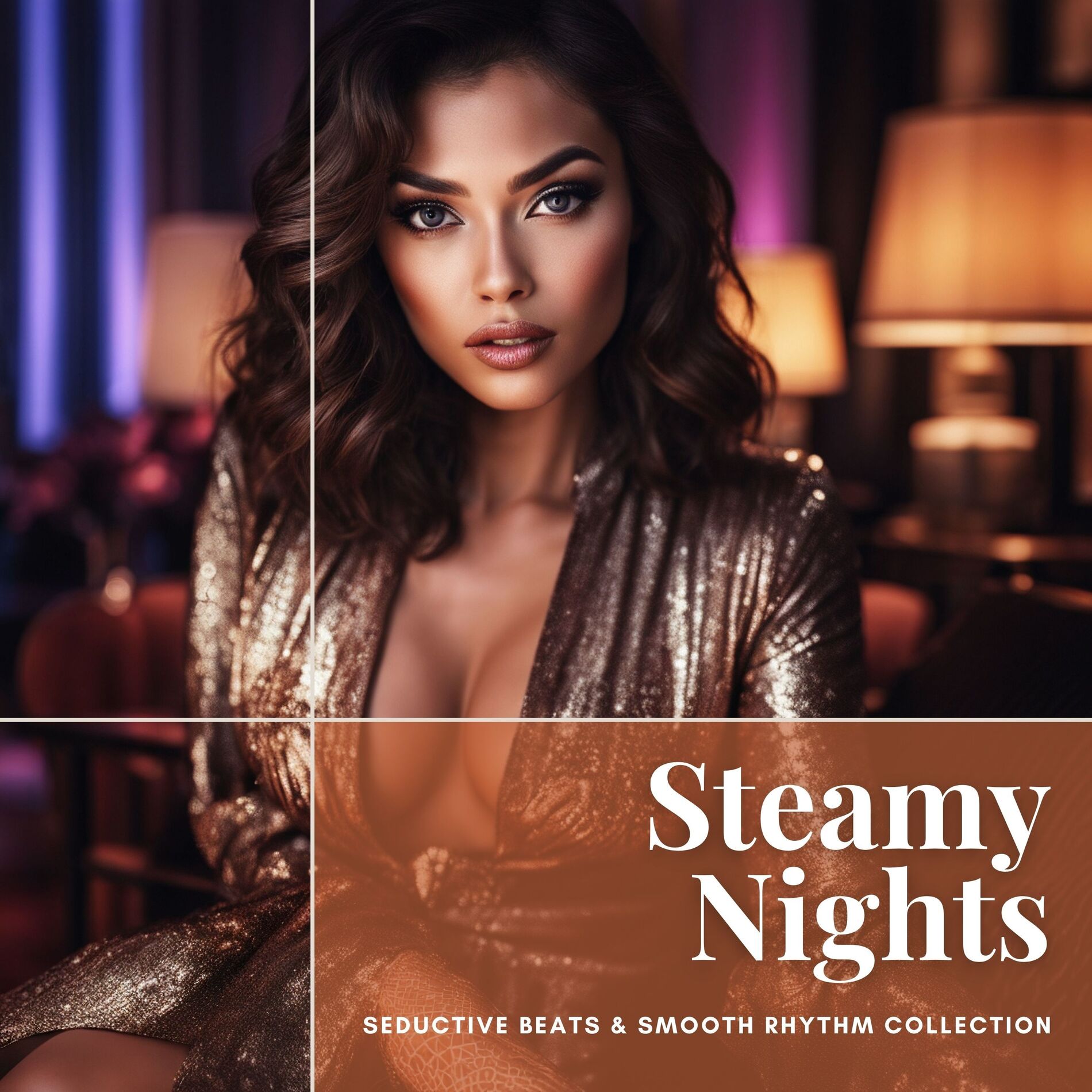 Album cover of Steamy Nights: Seductive Beats & Smooth Rhythm Collection