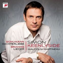 Cover of Schumann: Dichterliebe; Brahms: Lieder