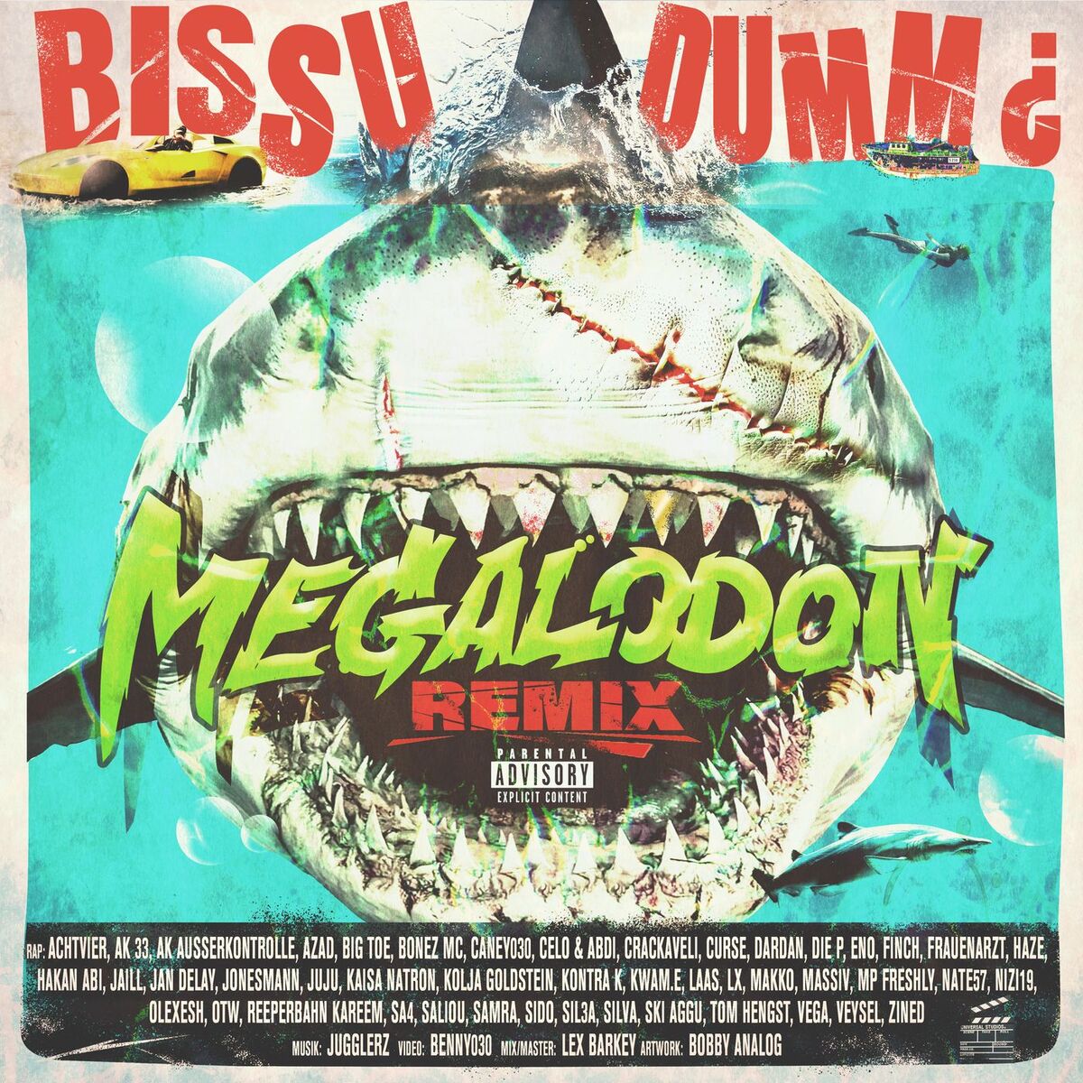 Album cover of bissu dumm ¿ MEGALODON REMIX