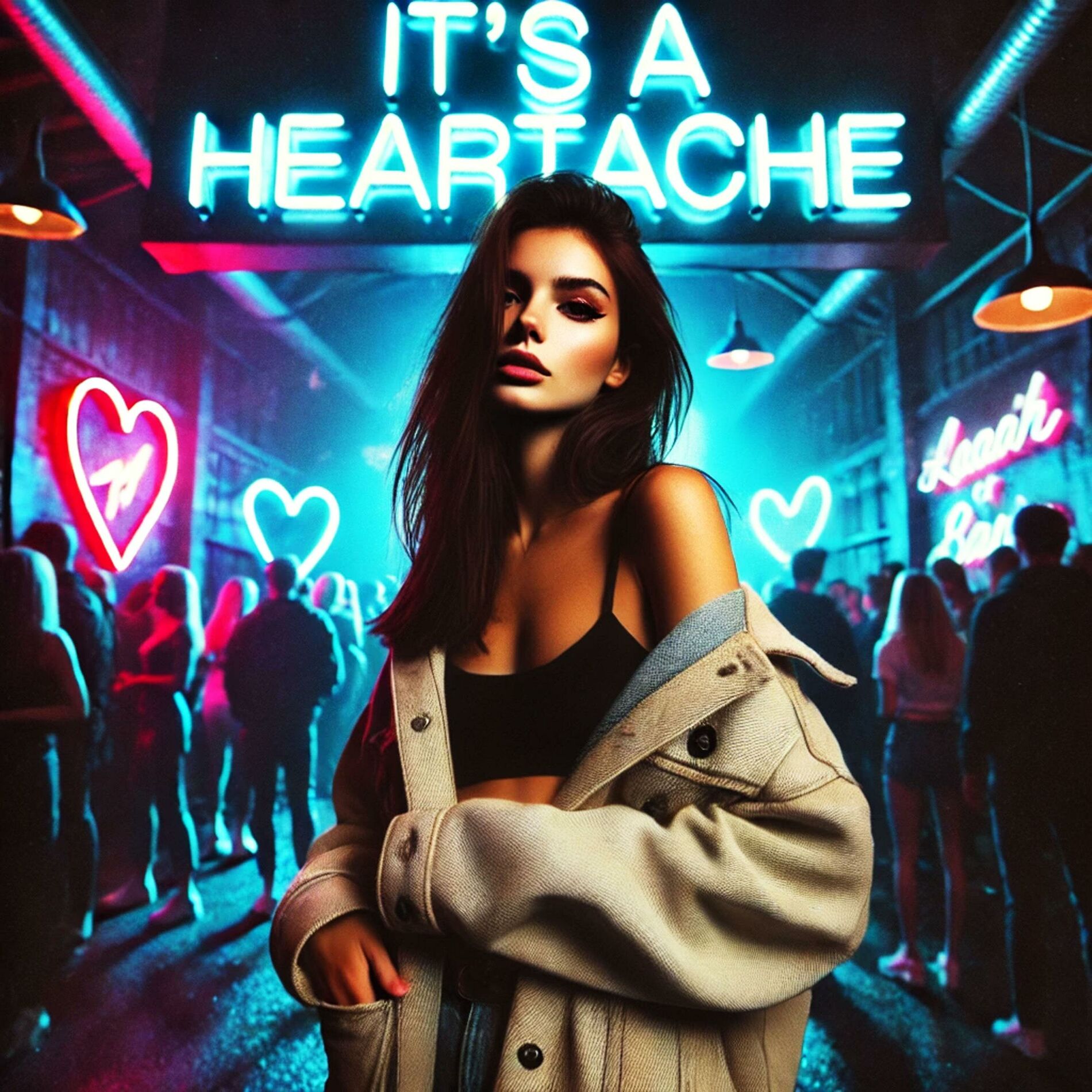 Album cover of IT'S A HEARTACHE (TECHNO SPED UP)