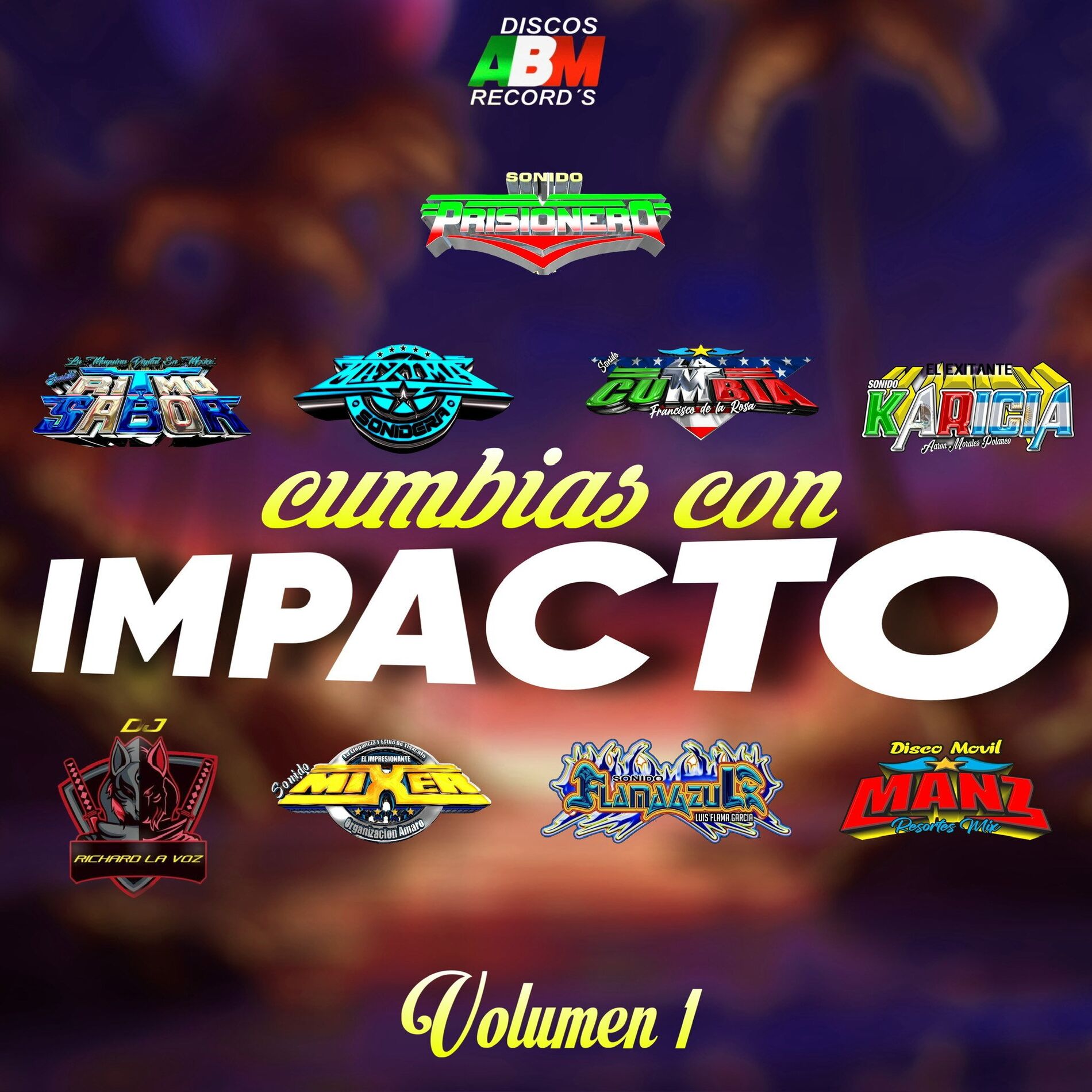 Album cover of Cumbias con impacto, Vol. 1