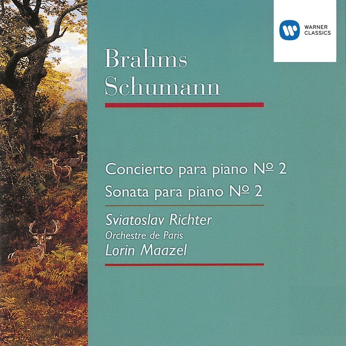 Album cover of Brahms: Piano Concerto No. 2/Schumann: Piano Sonata No. 2