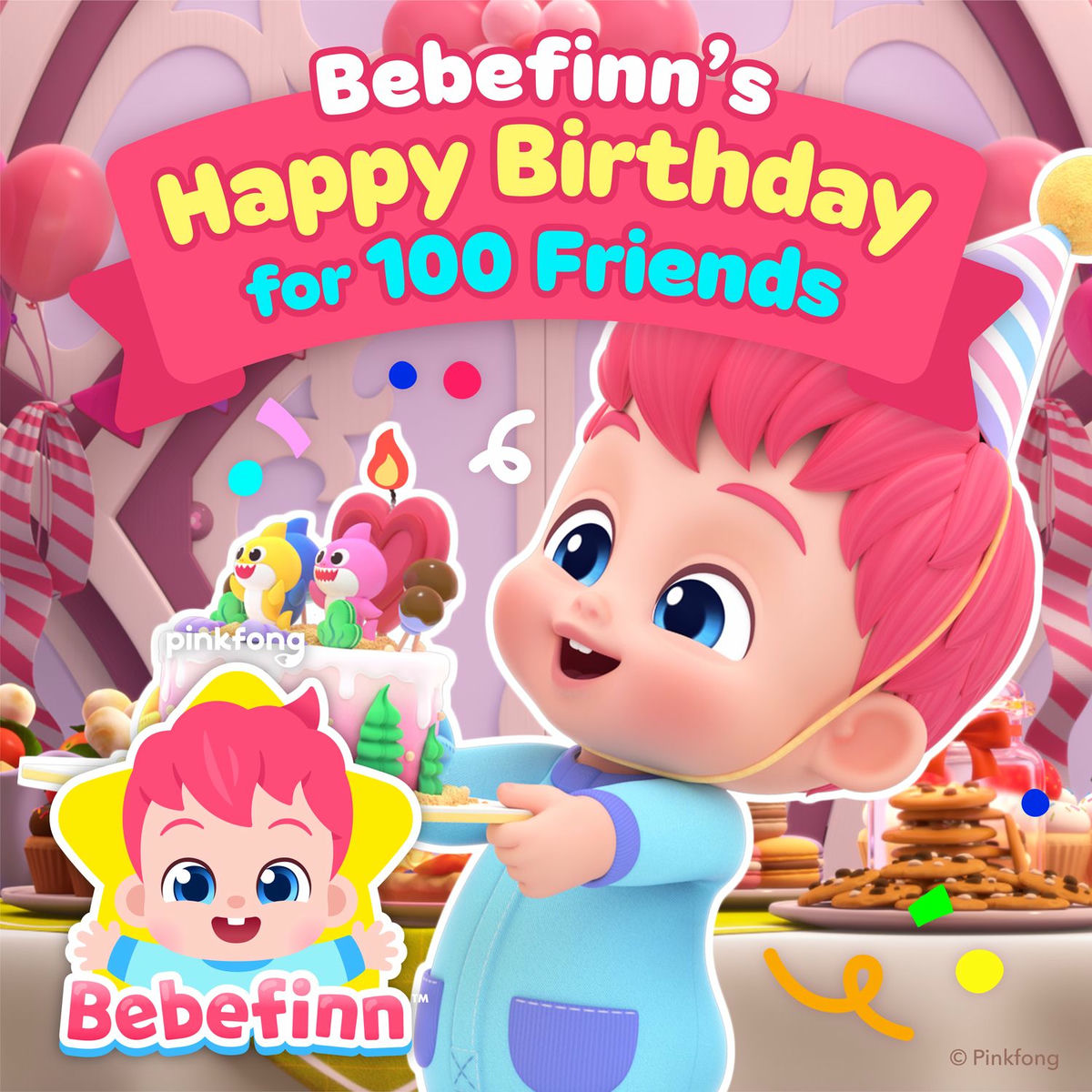 Album cover of Bebefinn's Happy Birthday for 100 Friends