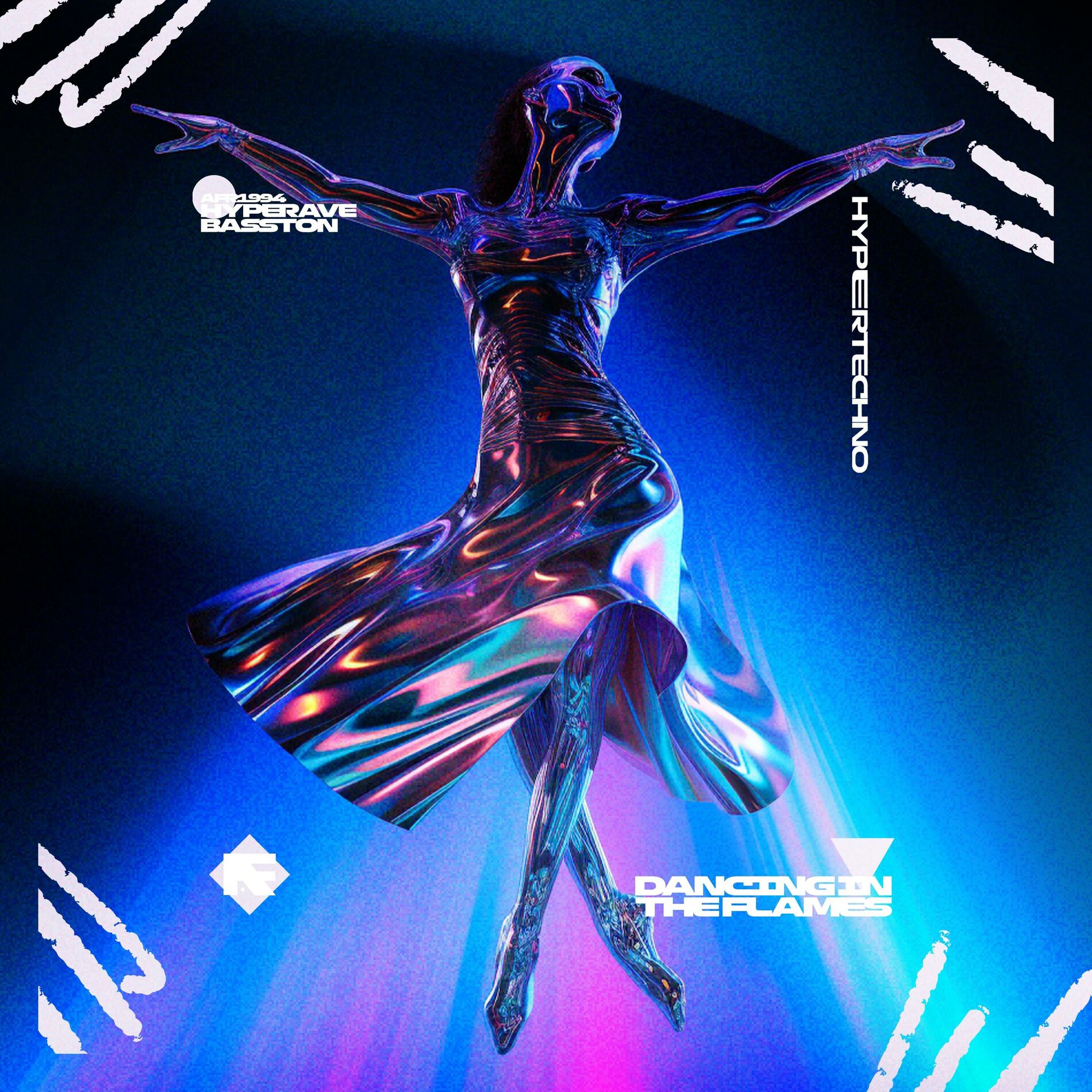 Album cover of DANCING IN THE FLAMES (HYPERTECHNO)