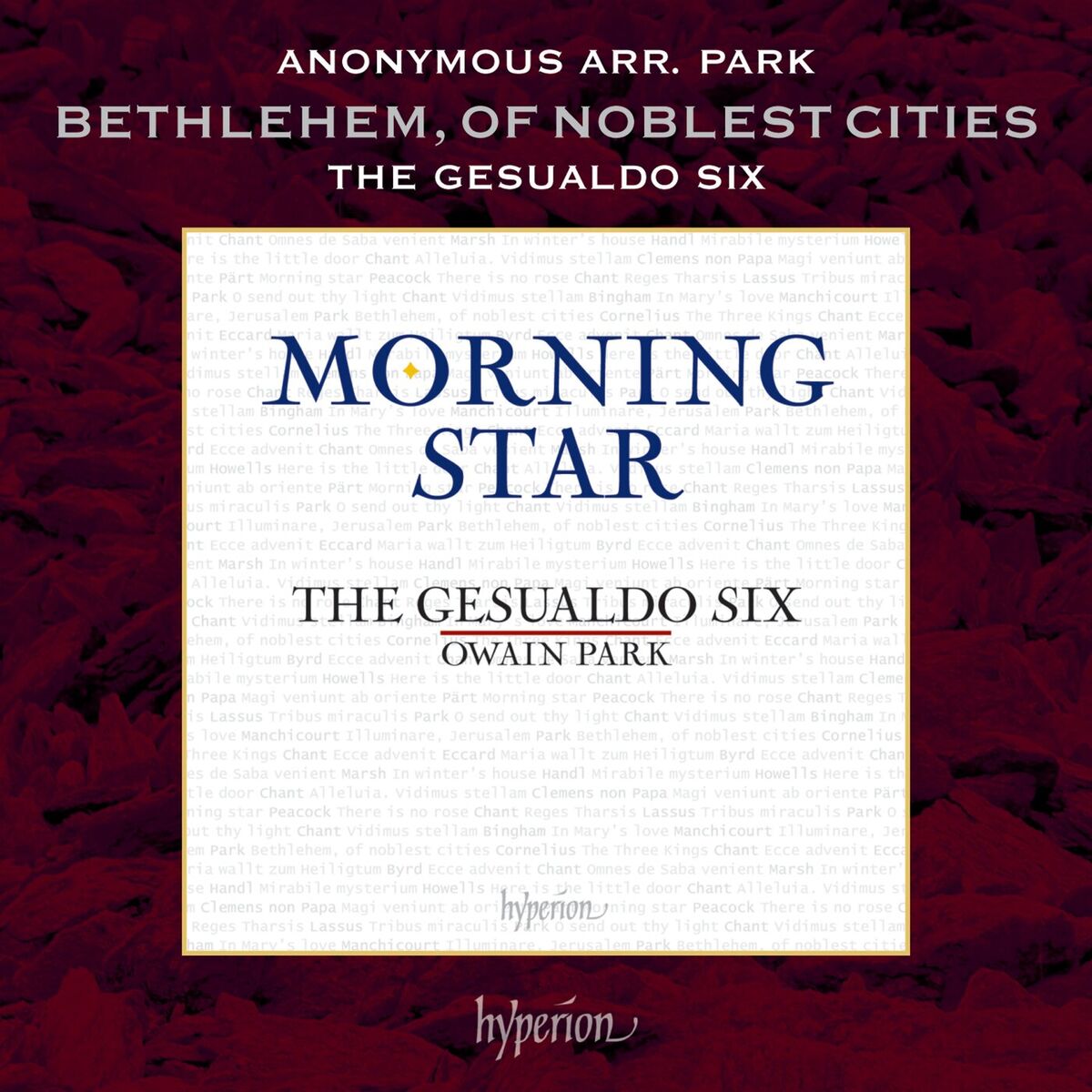 Album cover of Anonymous: Bethlehem, of Noblest Cities