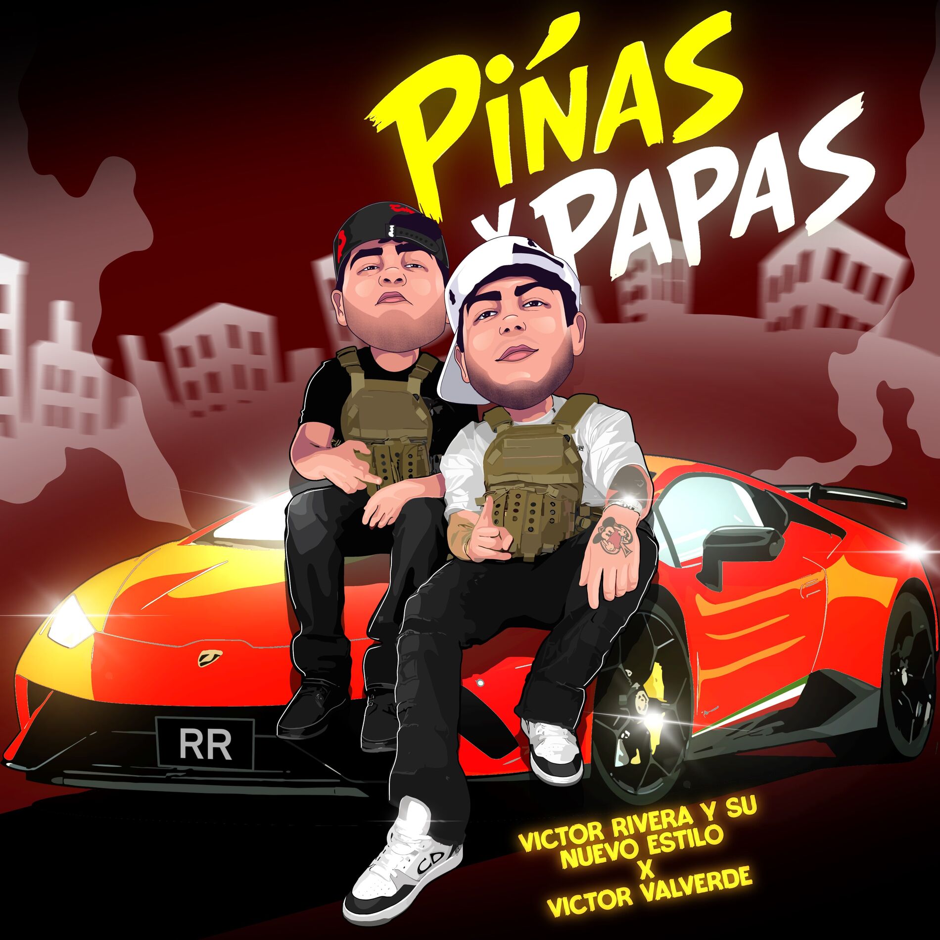 Album cover of piñas y papas