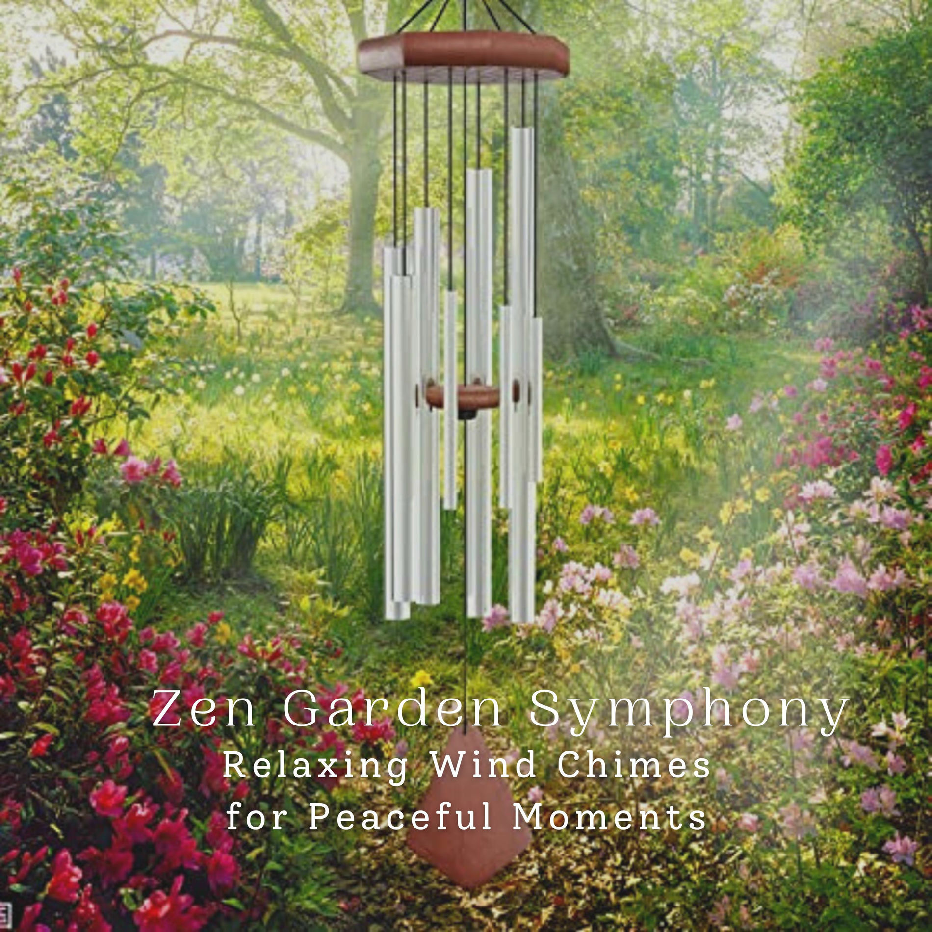 Album cover of Zen Garden Symphony: Relaxing Wind Chimes for Peaceful Moments