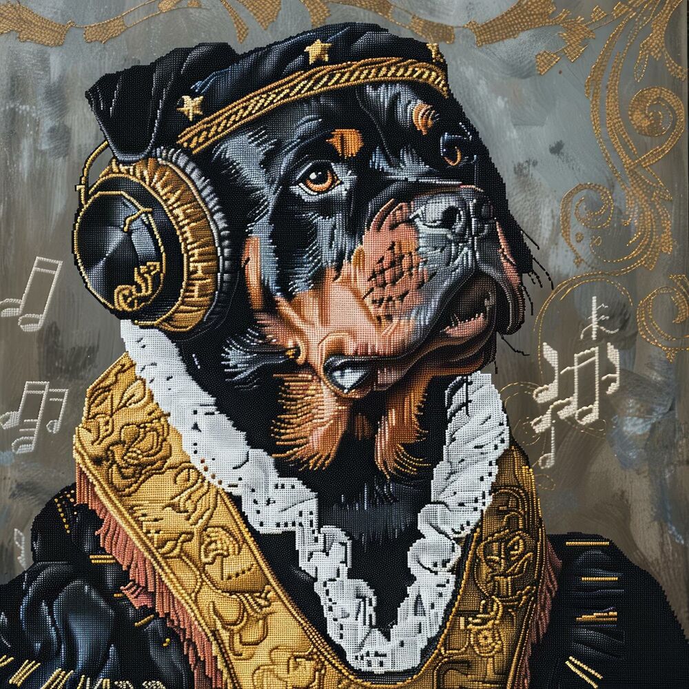 Picture of Aristocratic Doggie Downtime